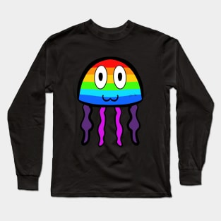 Rainbow Pride Jellyfish Long Sleeve T-Shirt